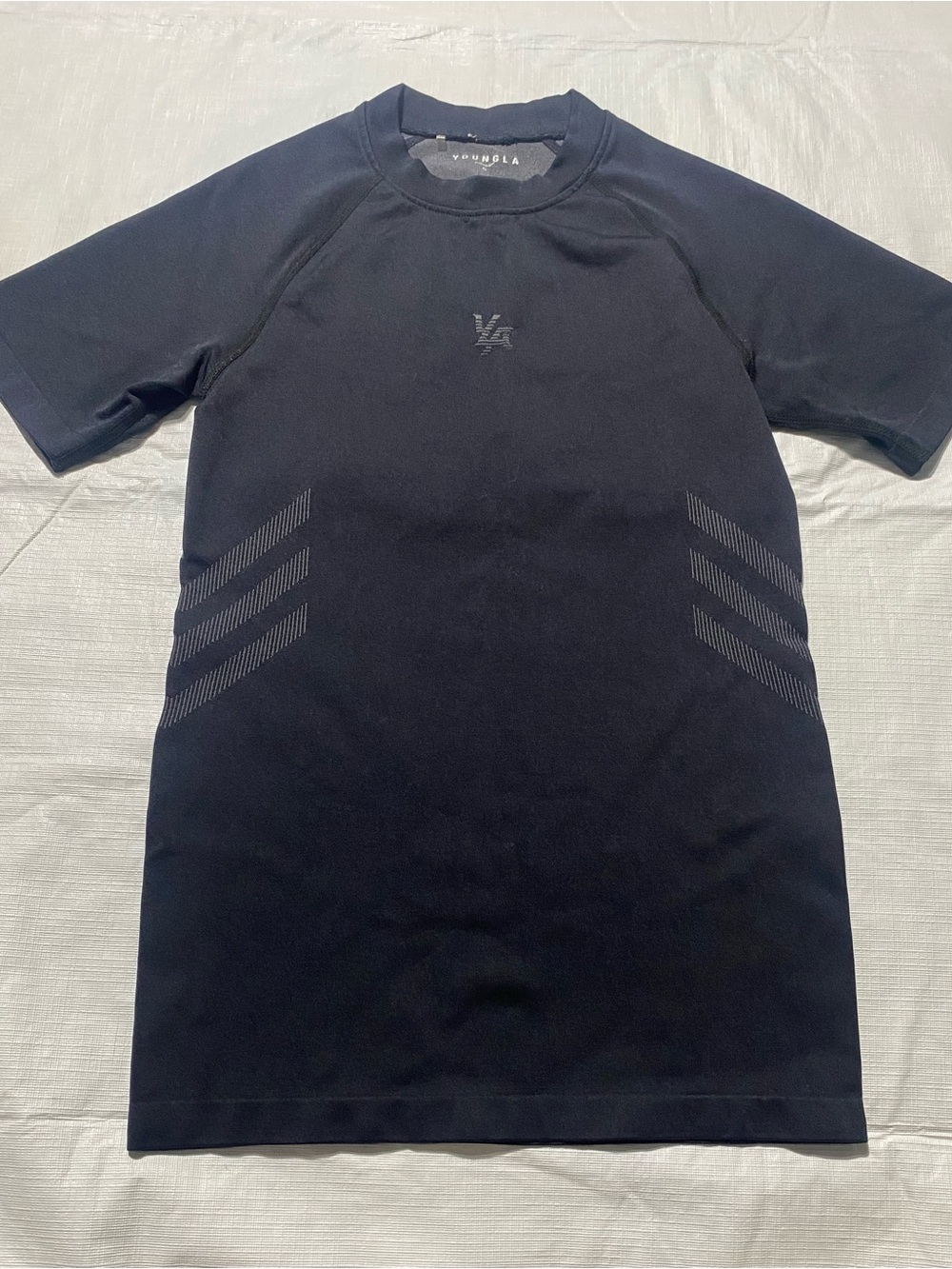 YoungLA Men’s Black Compression Workout Shirt